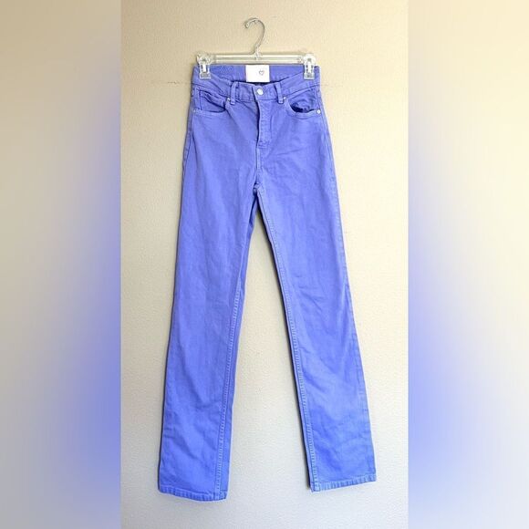 REVICE Denim - Revice Lavender High Rise Straight Leg Jeans